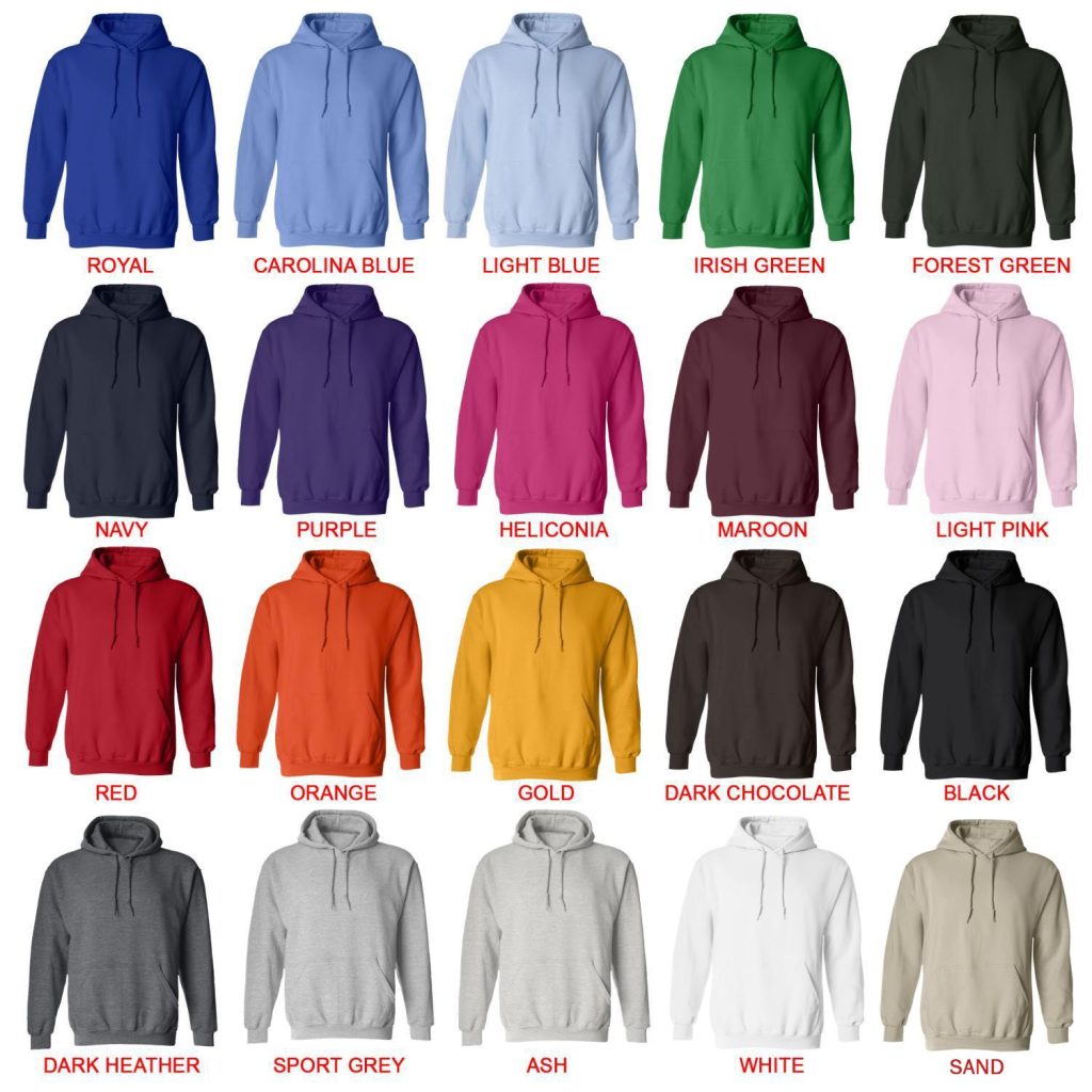 hoodie color chart - Jujutsu Kaisen Gifts