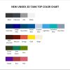 tank top color chart - Jujutsu Kaisen Gifts