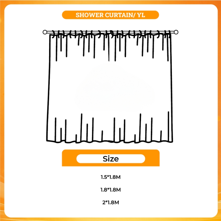 3D shower curtain - Jujutsu Kaisen Gifts