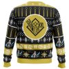 73 Sorcerer Nanami Kento JK Ugly Christmas Sweater BACK mockup - Jujutsu Kaisen Gifts