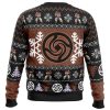 Chibi Toji Fushiguro JK Ugly Christmas Sweater BACK mockup - Jujutsu Kaisen Gifts