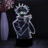 Jujutsu Kaisen Fushiguro Megumi Led 3D Night Light Anime Fingure for Bedroom Decor Child Kids Gift 2 - Jujutsu Kaisen Gifts