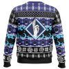 Satoru Gojo Domain Expansion JK Ugly Christmas Sweater BACK mockup - Jujutsu Kaisen Gifts
