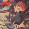 TIE LER 1PC Jujutsu Kaisen Kraft Paper Series Anime Poster Bar Cafe Decorative Painting Interior Decoration 3 - Jujutsu Kaisen Gifts