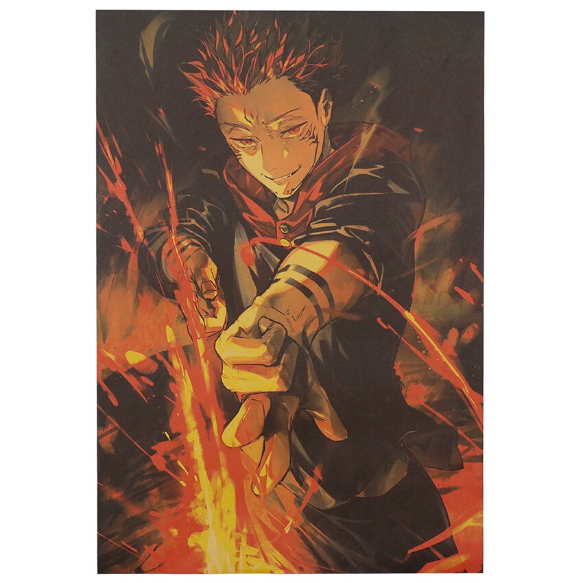 TIE-LER-Anime-Jujutsu-Kaisen-Anime-Poster-Kraft-Paper-Decoration-Painting-Modern-Living-Room-Home-Decor-1.jpg TIE LER Anime Jujutsu Kaisen Anime Poster Kraft Paper Decoration Painting Modern Living Room Home Decor 1 - Jujutsu Kaisen Gifts