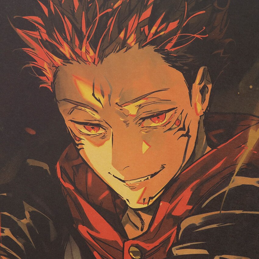 TIE-LER-Anime-Jujutsu-Kaisen-Anime-Poster-Kraft-Paper-Decoration-Painting-Modern-Living-Room-Home-Decor-4.jpg TIE LER Anime Jujutsu Kaisen Anime Poster Kraft Paper Decoration Painting Modern Living Room Home Decor 4 - Jujutsu Kaisen Gifts