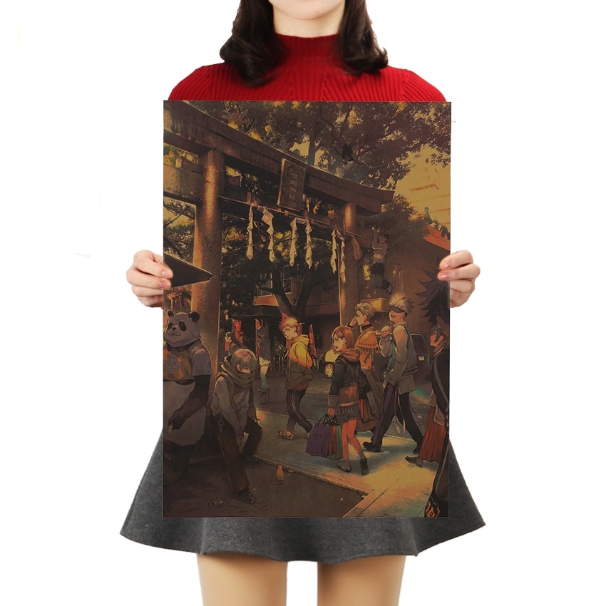 TIE-LER-Anime-Jujutsu-Kaisen-Retro-Kraft-Paper-Poster-Bar-Living-Room-Stickers-Decorative-Painting-Wall-6-1.jpg TIE LER Anime Jujutsu Kaisen Retro Kraft Paper Poster Bar Living Room Stickers Decorative Painting Wall 6 1 - Jujutsu Kaisen Gifts
