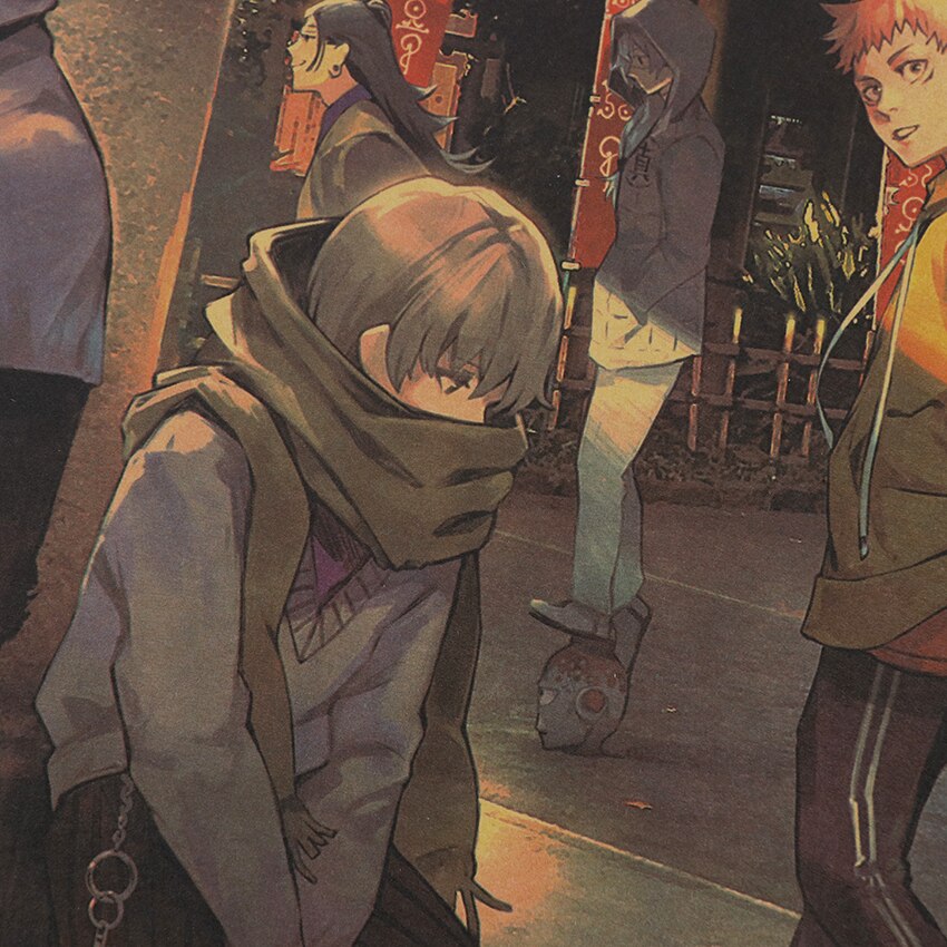 TIE-LER-Anime-Jujutsu-Kaisen-Retro-Kraft-Paper-Poster-Bar-Living-Room-Stickers-Decorative-Painting-Wall-7.jpg TIE LER Anime Jujutsu Kaisen Retro Kraft Paper Poster Bar Living Room Stickers Decorative Painting Wall 7 - Jujutsu Kaisen Gifts