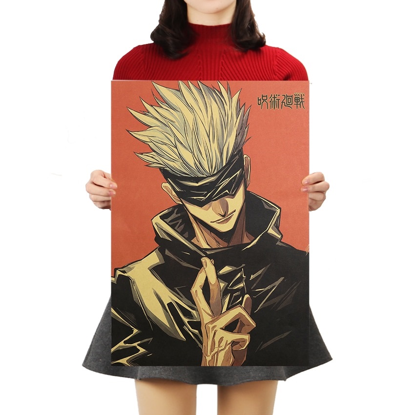 Gojo Satoru Jujutsu Kaisen Paper Posters