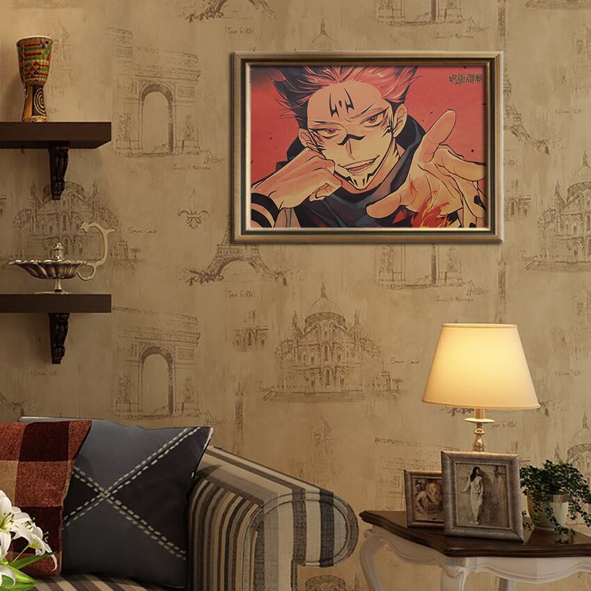 TIE-LER-Classic-Kraft-Paper-Poster-Jujutsu-Kaisen-Series-Anime-Character-Poster-Bar-Cafe-Interior-Decoration-5.jpg TIE LER Classic Kraft Paper Poster Jujutsu Kaisen Series Anime Character Poster Bar Cafe Interior Decoration 5 - Jujutsu Kaisen Gifts