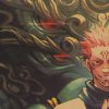 TIE LER Jujutsu Kaisen Kraft Paper Series Bar Cafe Decorative Painting Kraft Paper Wall Sticker Interior 4 - Jujutsu Kaisen Gifts