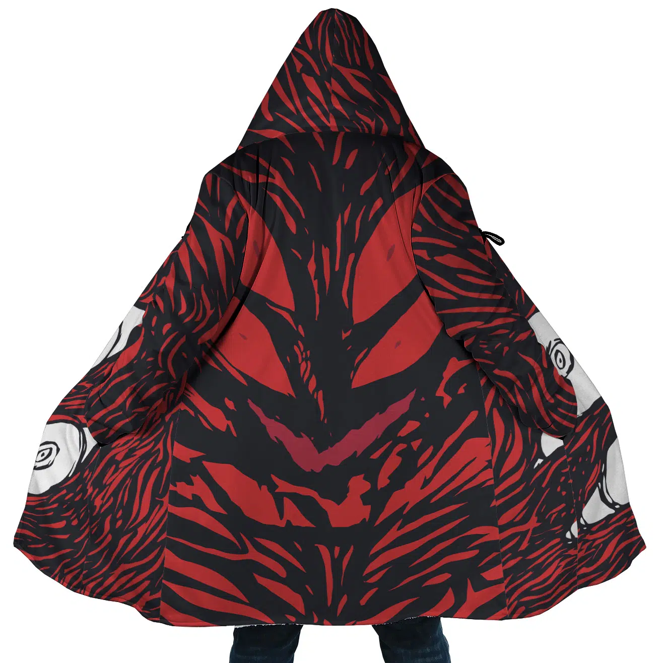 Ryomen Sukuna Jujutsu Kaisen AOP Hooded Cloak Coat MAIN mockup - Jujutsu Kaisen Gifts