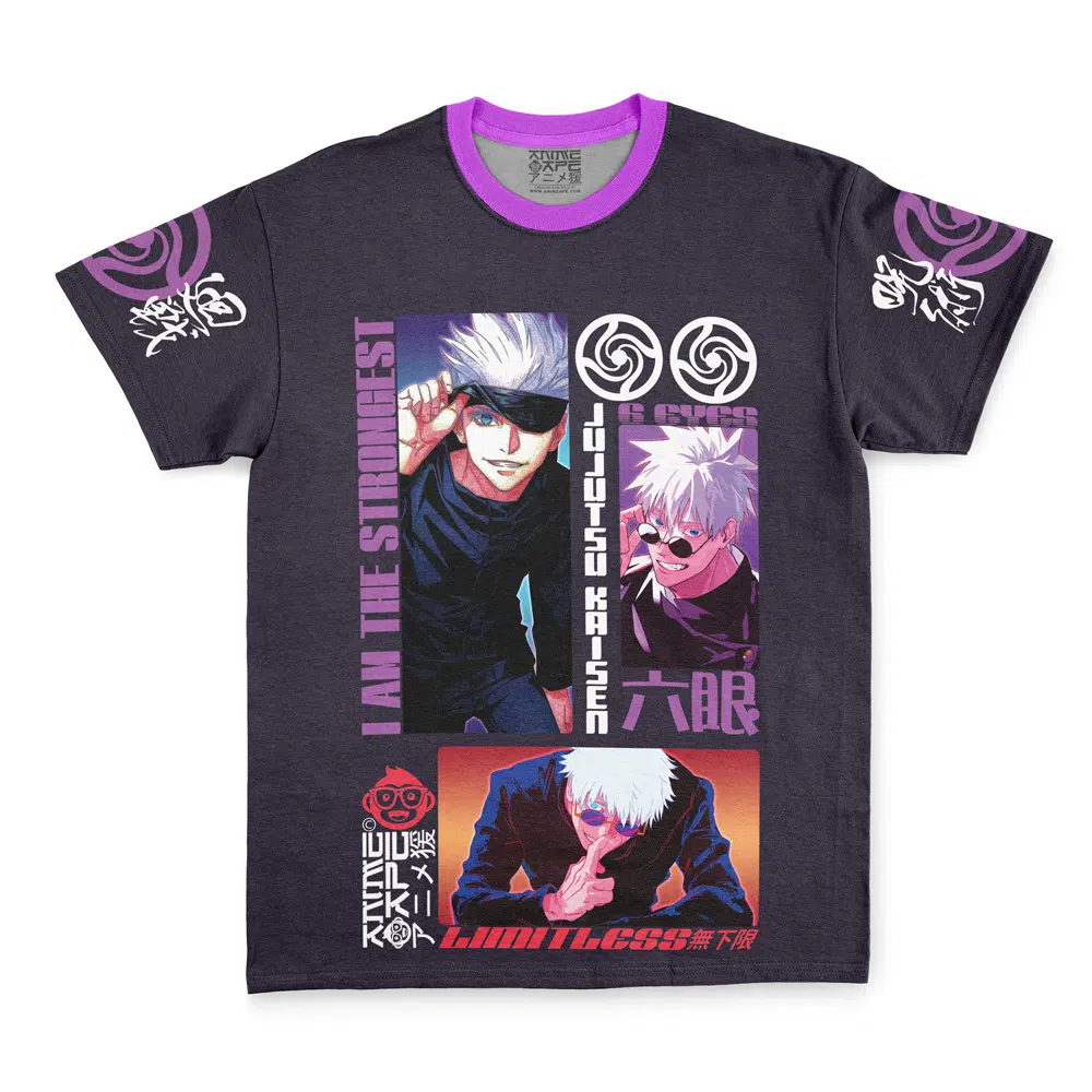 gojo-shirt-front gojo shirt front - Jujutsu Kaisen Gifts