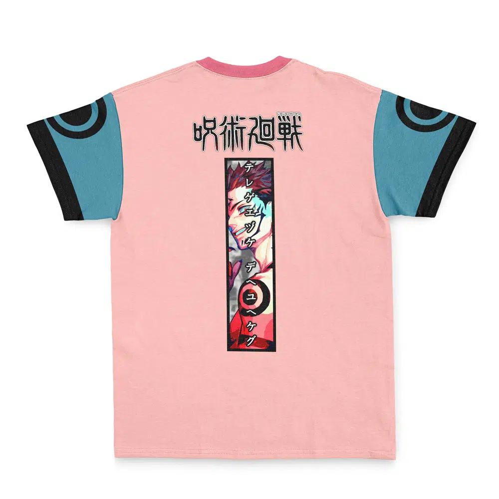 sukuna-Streetwear-T-Shirt-Back-1 sukuna Streetwear T Shirt Back 1 - Jujutsu Kaisen Gifts