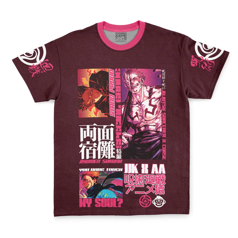 sukuna-shirt-front sukuna shirt front - Jujutsu Kaisen Gifts